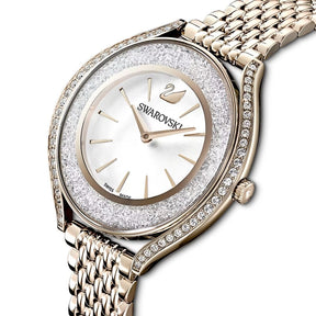 Swarovski Crystalline aura rannekello, samppanhakullanväri ja kirkkaat kristallit, 5519456