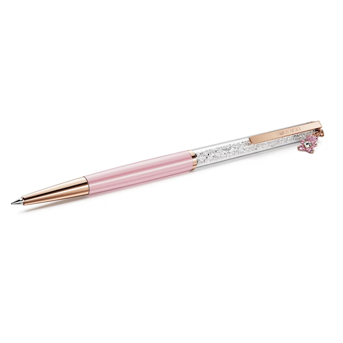 Swarovski Crystalline Ballpoint Pen, Pink, Chrome and Clear Crystals, 5732980