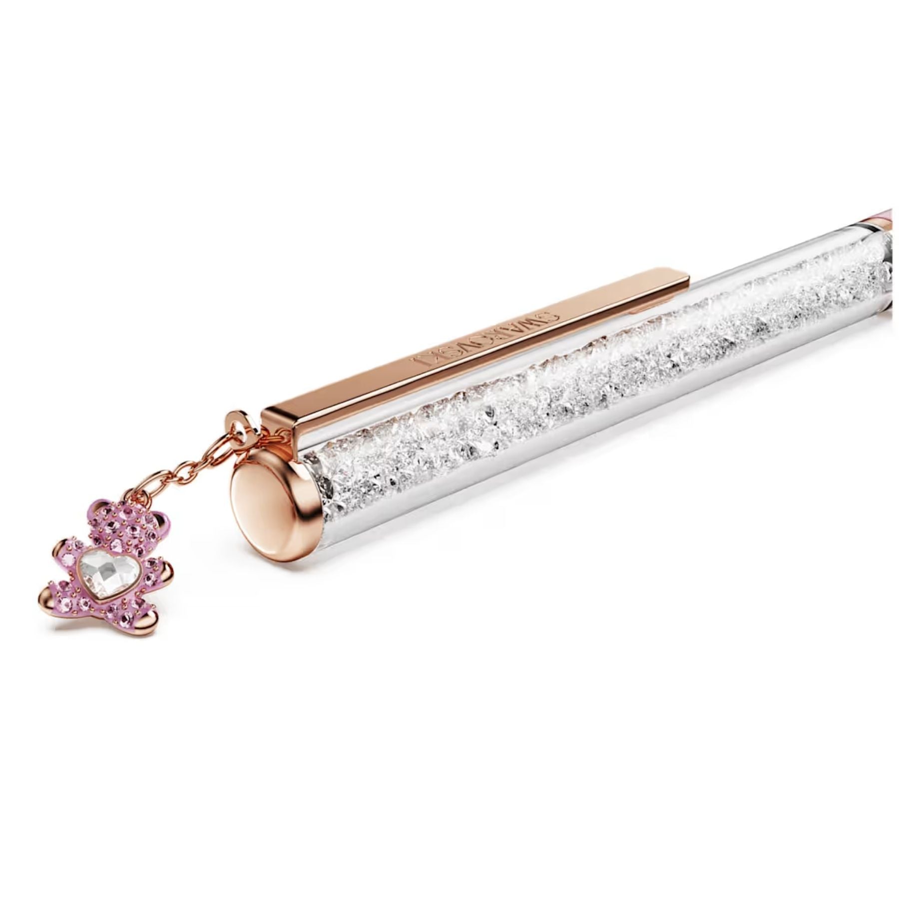 Swarovski Crystalline Ballpoint Pen, Pink, Chrome and Clear Crystals, 5732980