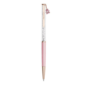 Swarovski Crystalline Ballpoint Pen, Pink, Chrome and Clear Crystals, 5732980