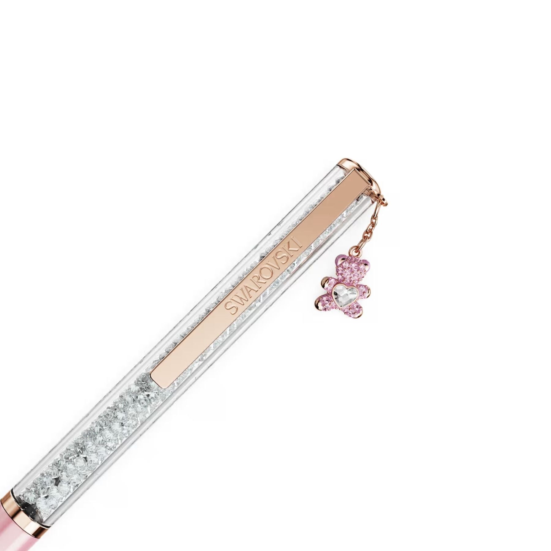Swarovski Crystalline Ballpoint Pen, Pink, Chrome and Clear Crystals, 5732980