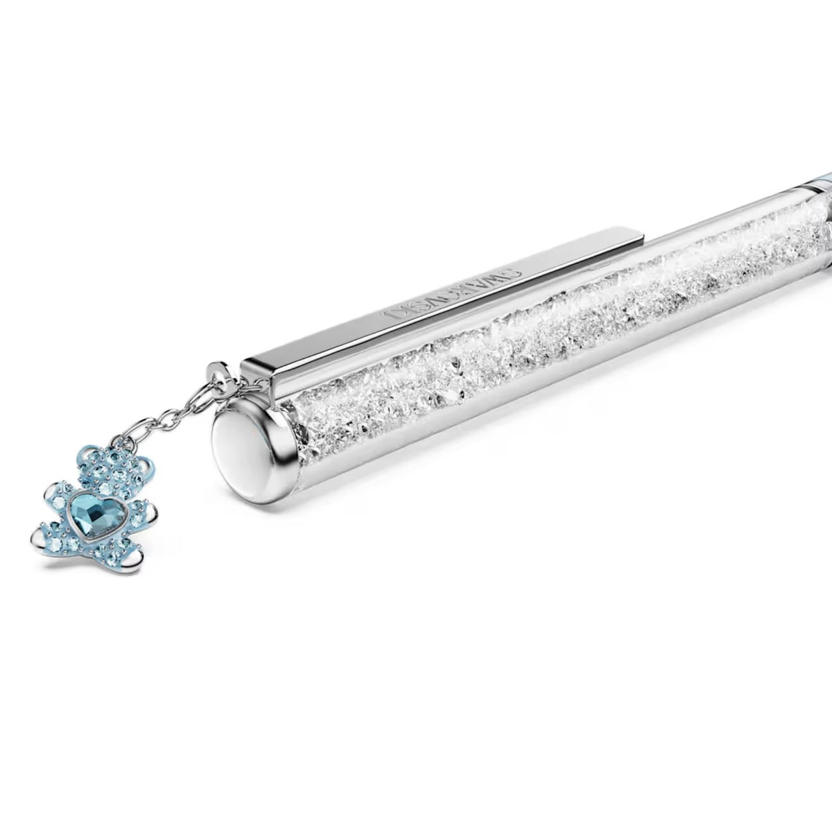 Swarovski Crystalline kuulakärkikynä, vaaleansininen, kromi ja kirkkaat kristallit, 5732980
