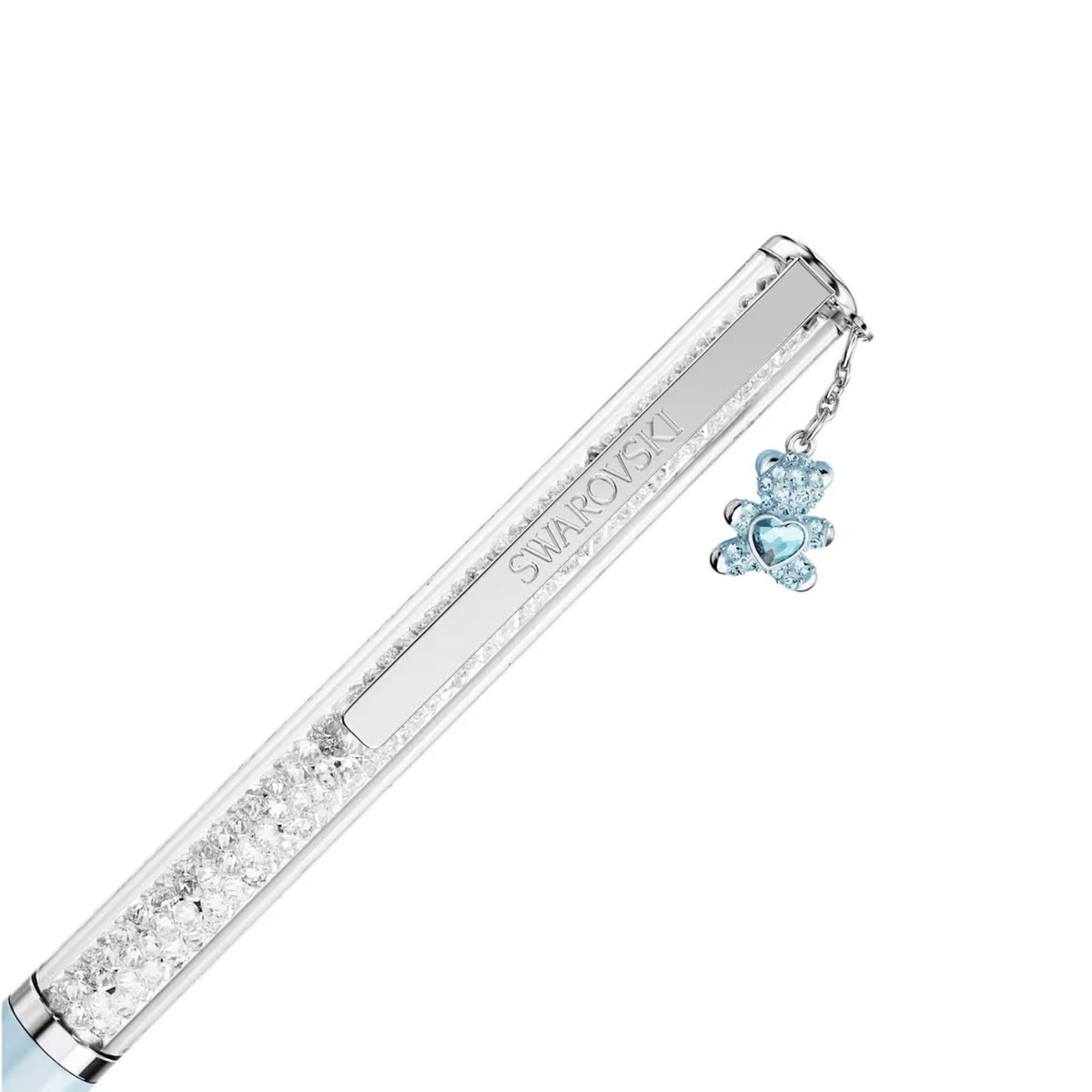 Swarovski Crystalline kuulakärkikynä, vaaleansininen, kromi ja kirkkaat kristallit, 5732980