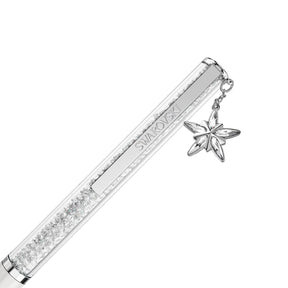 Swarovski Crystalline kuulakärkikynä, valkoinen, kromi ja kirkkaat kristallit, 5717136