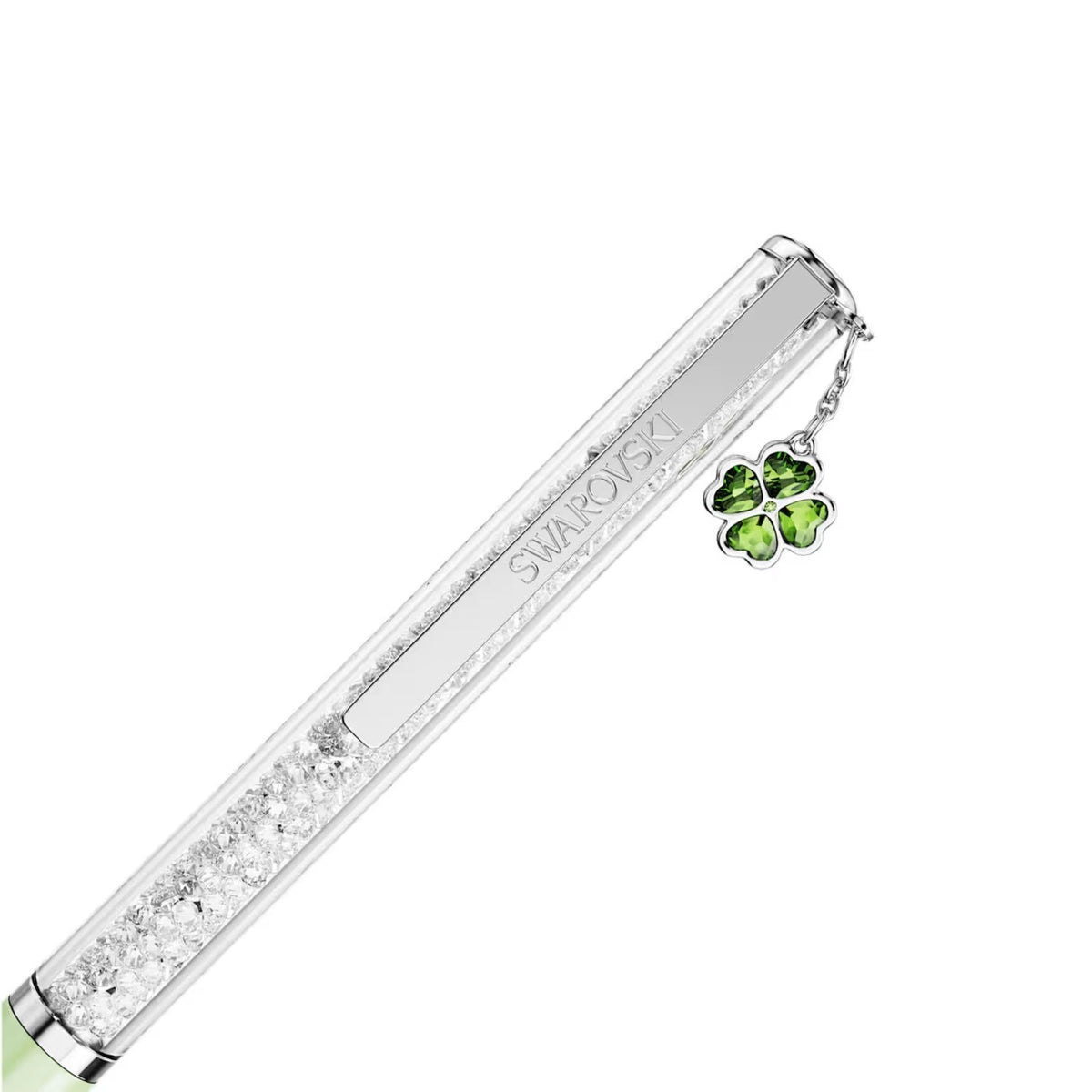 Swarovski Crystalline kuulakärkikynä, vihreä, kromi ja kirkkaat kristallit, 5732973