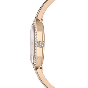 Swarovski Dextera bangle rannekello, samppanjakullanväri ja kirkkaat kristallit, 5672987