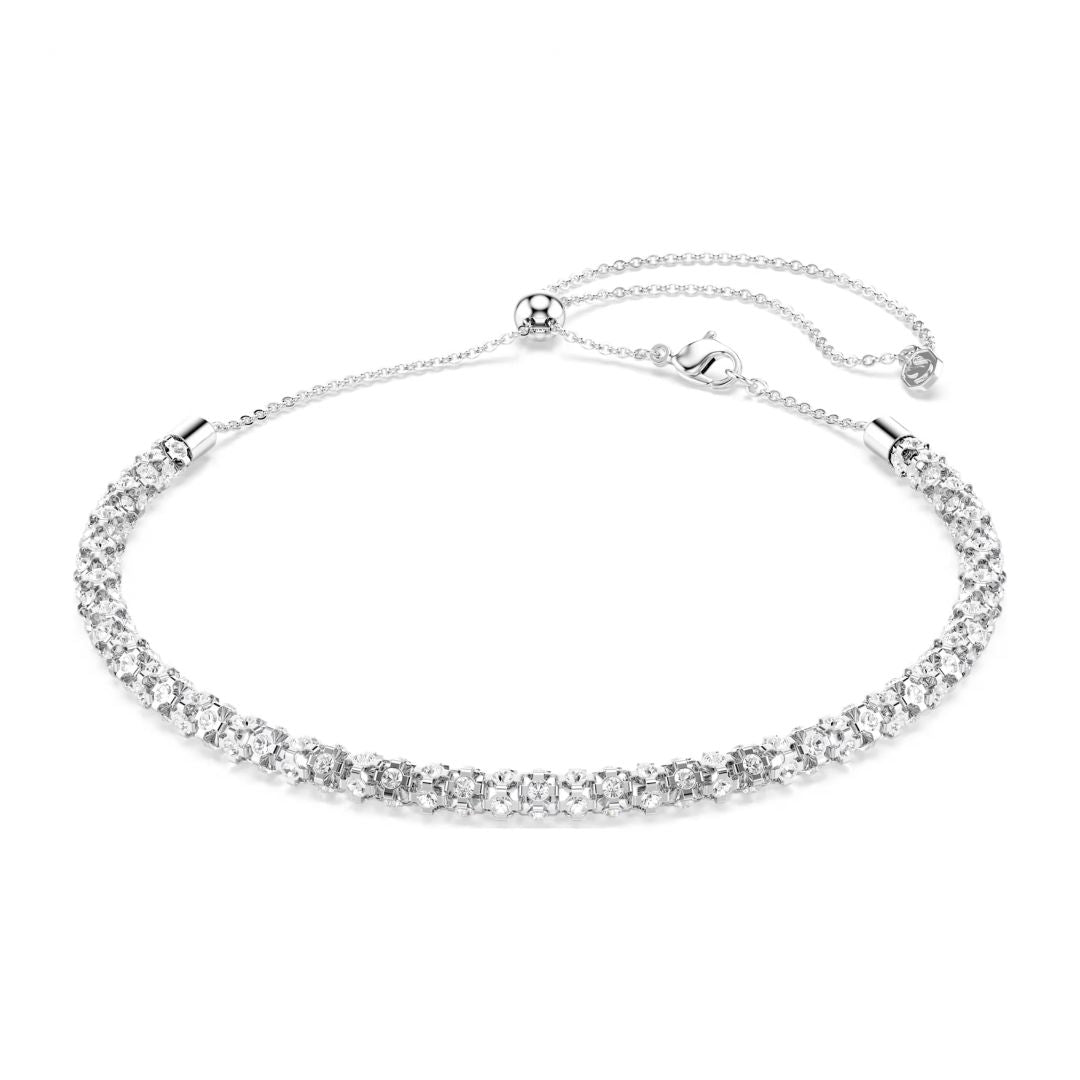 Swarovski Dextera Necklace, Stainless Steel and White Zircons, 5750137