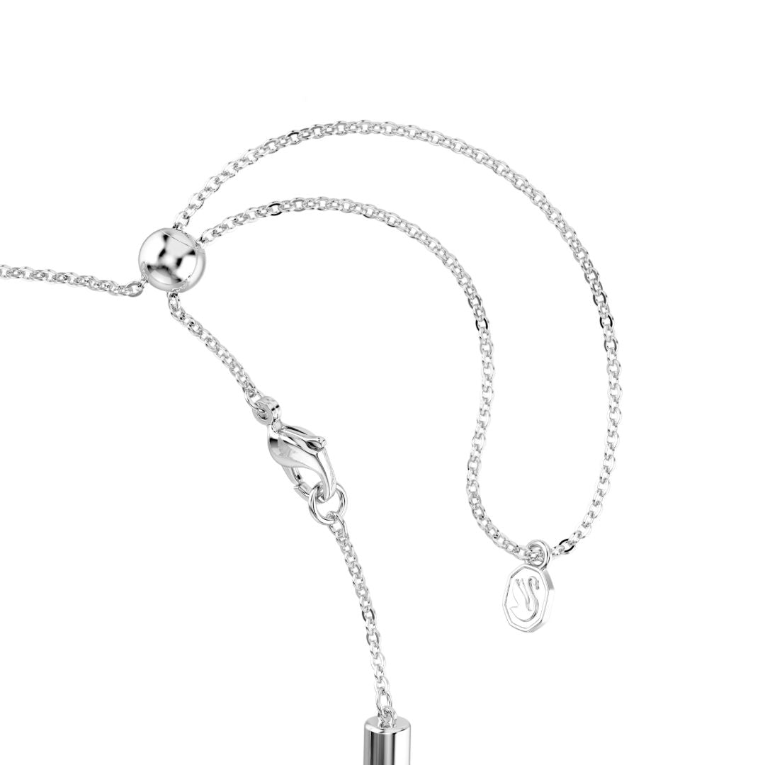 アクセサリー kena23 Swarovski Dextera Necklace, Stainless Steel and White Zircons, 5750137