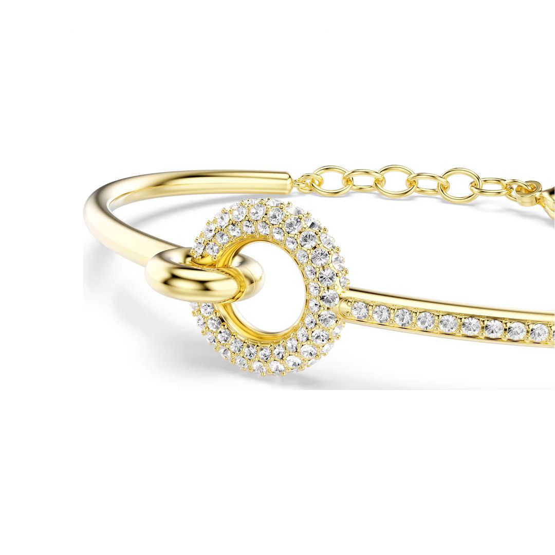 Swarovski Dextera rannerengas, keltakullattu ja kirkkaat zirkonit, 5743568