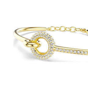 Swarovski Dextera rannerengas, keltakullattu ja kirkkaat zirkonit, 5743568