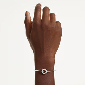 Swarovski Dextera rannerengas, kirkkaat zirkonit, 5743569