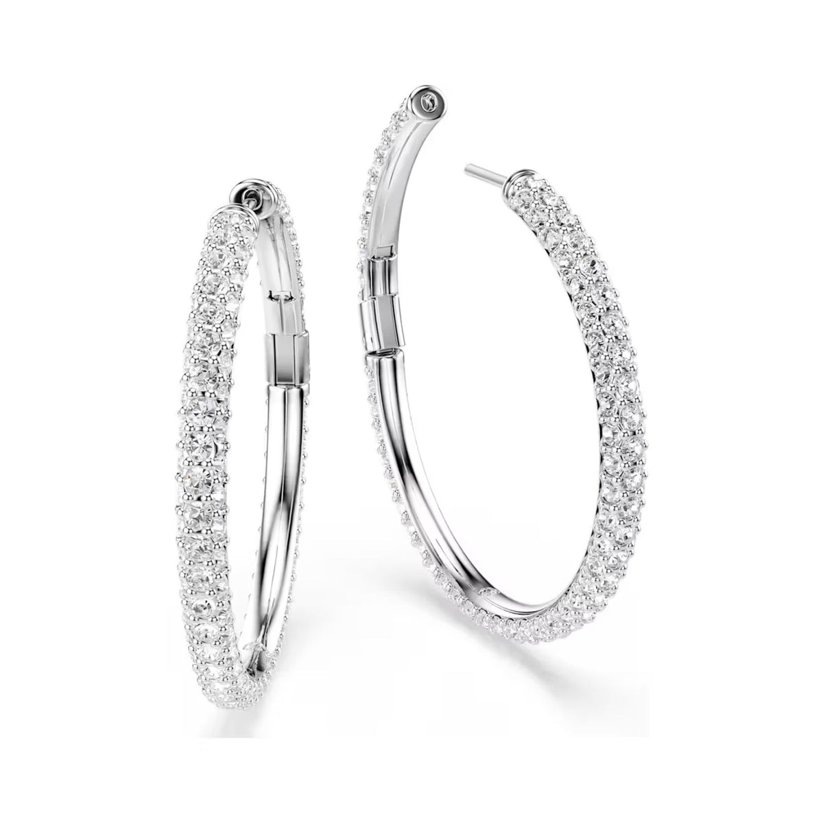 Swarovski Dextera rengaskorvakorut, vaalea metalli ja kirkkaat kristallit, 5754156