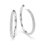 Swarovski Dextera rengaskorvakorut, vaalea metalli ja kirkkaat kristallit, 5754156