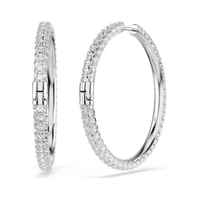 Swarovski Dextera rengaskorvakorut, vaalea metalli ja kirkkaat kristallit, 5754156