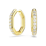 Swarovski Dextera rengaskorvakorut, koko M, keltakullattu ja kirkkaat kristallit, 5724584