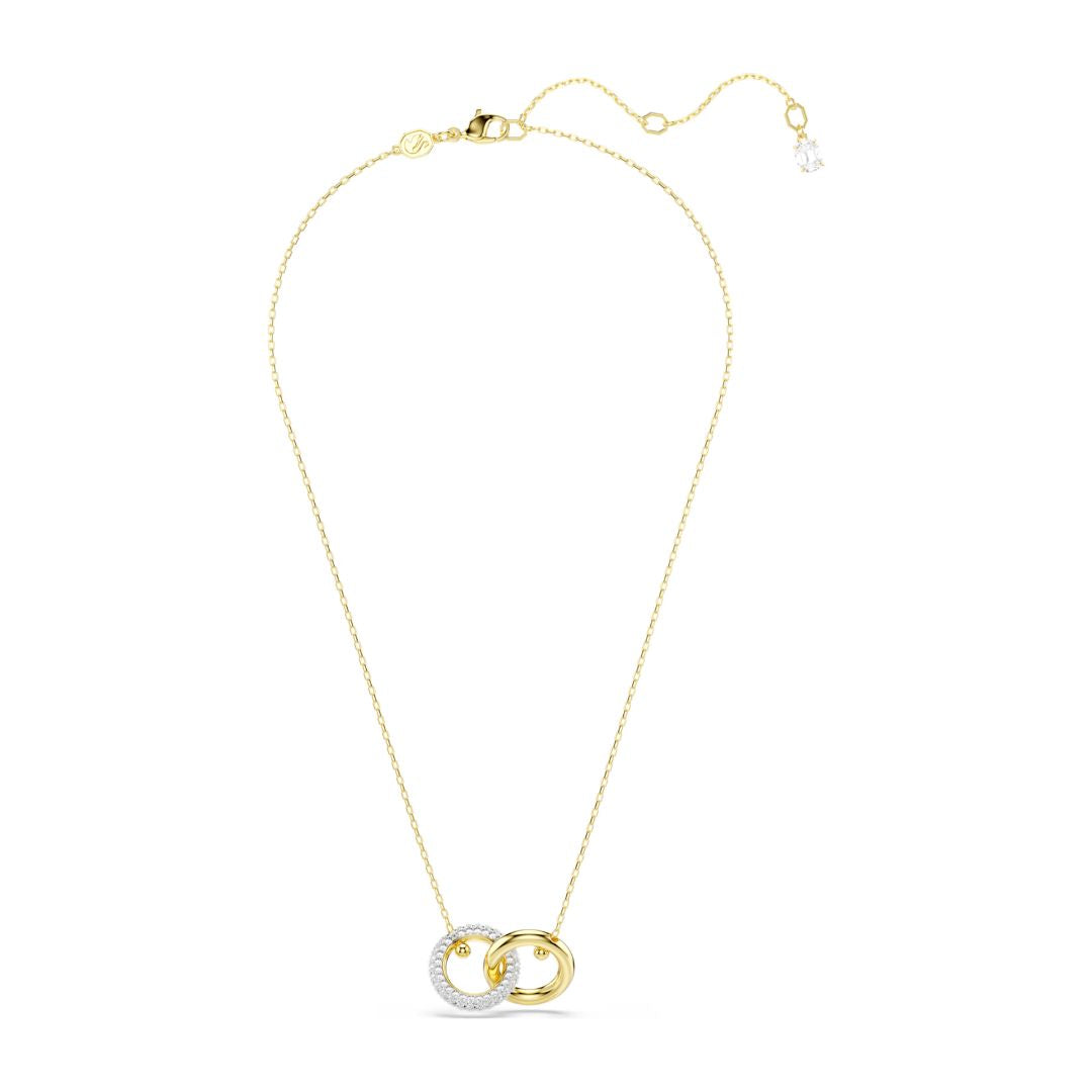 Swarovski Dextera riipus, keltakullattu ja kirkkaat kristallit, 5668820