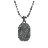 Swarovski Dextera riipus, tumma metalli ja mustat kristallit 5724595