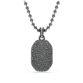 Swarovski Dextera riipus, tumma metalli ja mustat kristallit 5724595