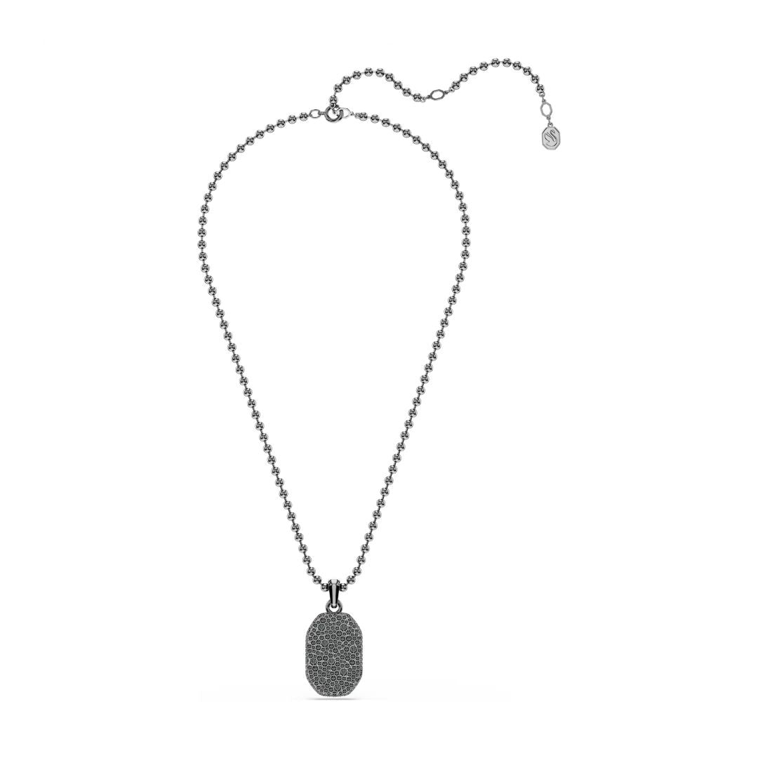 Swarovski Dextera riipus, tumma metalli ja mustat kristallit 5724595