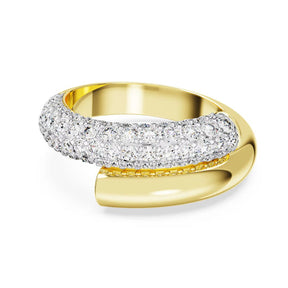 Swarovski Dextera sormus, keltakullanväri ja kirkkaat kristallit