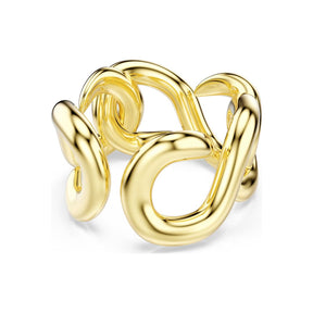  Swarovski Dextera sormus, keltakullattu ja kirkkaat kristallit