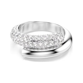 Swarovski Dextera sormus, vaalea metalli ja kirkkaat kristallit, 5695938