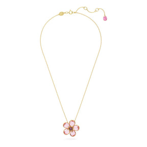 Swarovski Florere Flower riipus, ruusukullanväri ja pinkit kristallit, 5657875