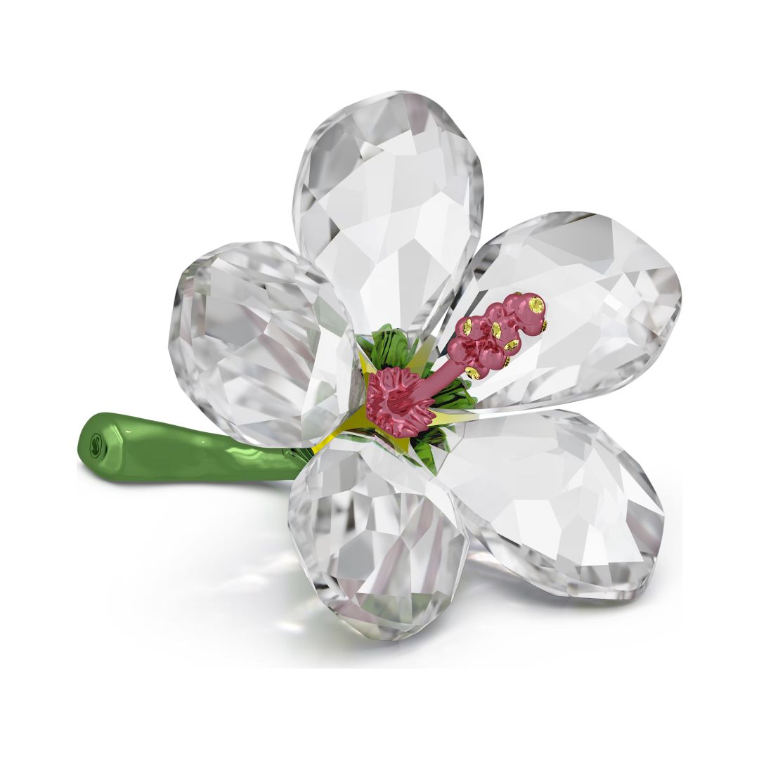 Swarovski Florere Hibiscus Crystal Ornament, Small, 5690534