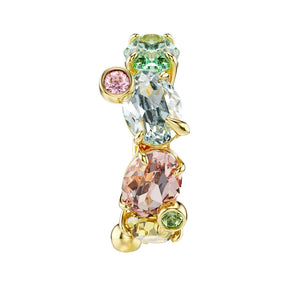 Swarovski Gema Ear Cuff korvakoru, keltakullanväri ja eriväriset kristallit, 5720903