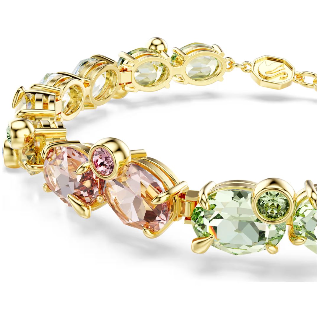 Swarovski Gema Tennis rannekoru, keltakullanväri ja eriväriset kristallit, 5705808