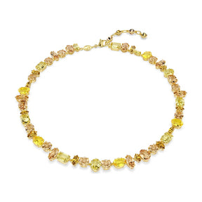 Swarovski Gema kaulakoru, keltakullattu ja eriväriset kristallit, 5718071
