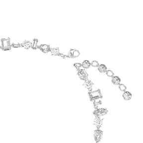 Swarovski Gema kaulakoru, vaalea metalli ja kirkkaat kristallit