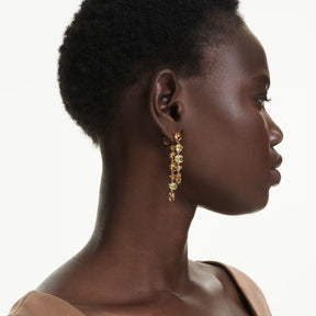 Swarovski Gema korvakorut, keltakullattu ja eriväriset kristallit, 5718073