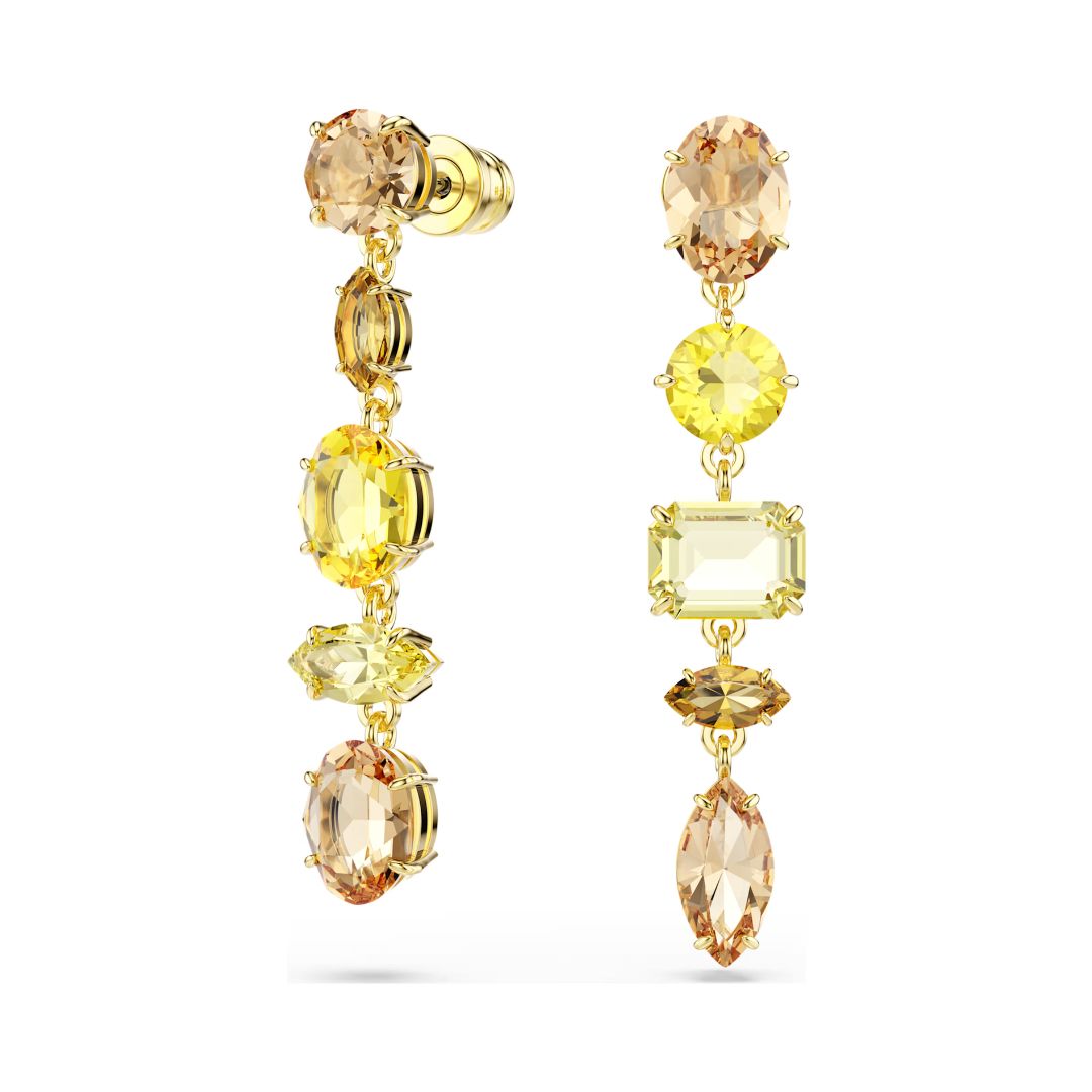 Swarovski Gema korvakorut, keltakullattu ja eriväriset kristallit, 5718073
