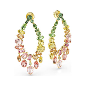 Swarovski Gema korvakorut, keltakullattu ja eriväriset kristallit, 5737445