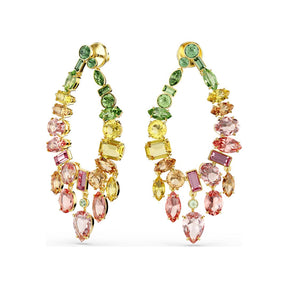 Swarovski Gema korvakorut, keltakullattu ja eriväriset kristallit, 5737445