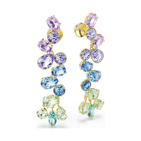 Swarovski Gema korvakorut, keltakullattu ja eriväriset kristallit, 5751294