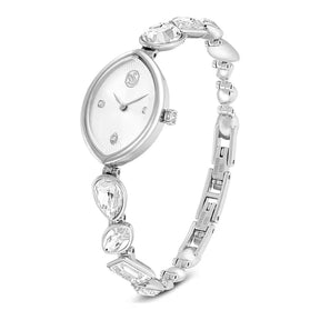 Swarovski Gema rannekello, hopeanväri ja kristalliranneke, 5737955