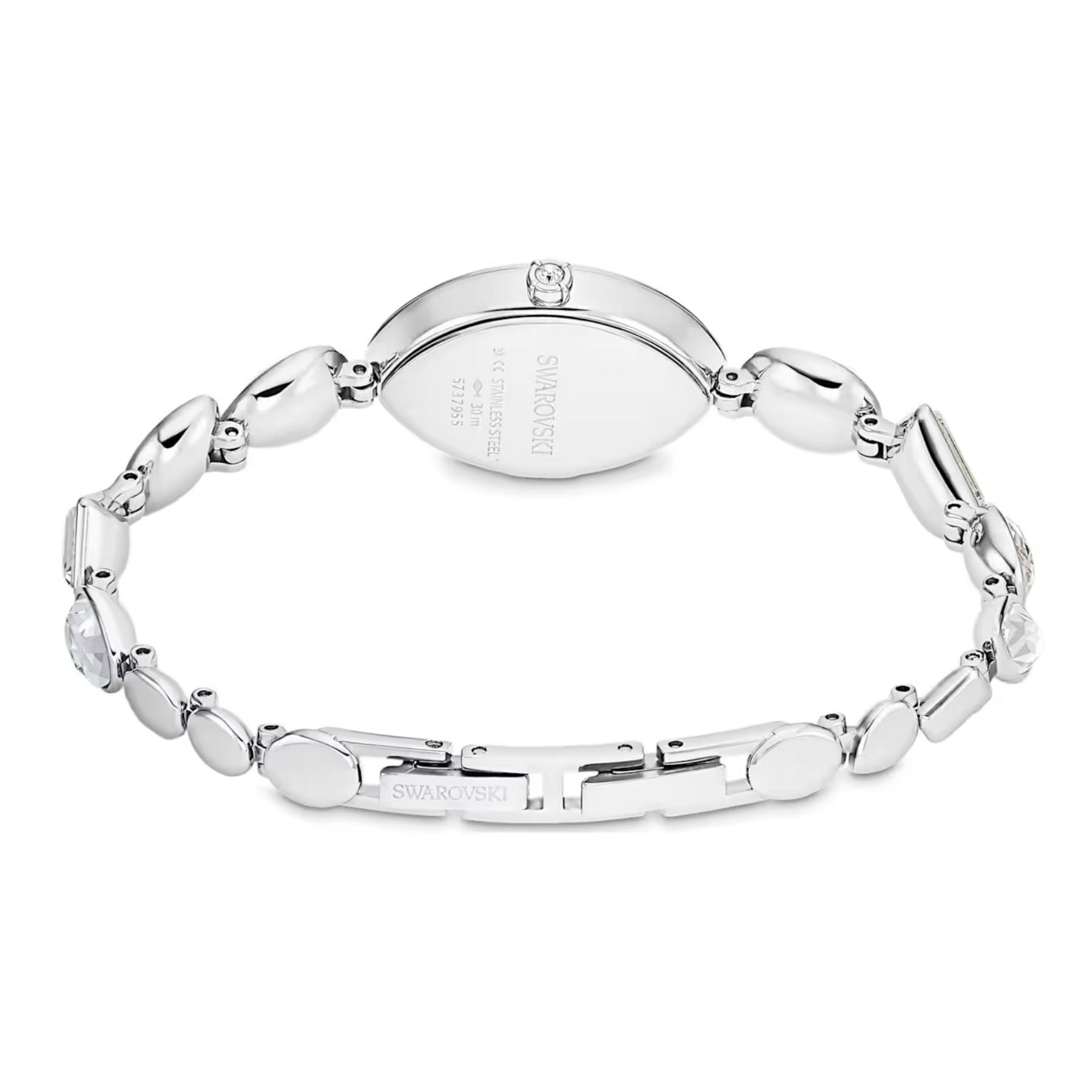Swarovski Gema rannekello, hopeanväri ja kristalliranneke, 5737955