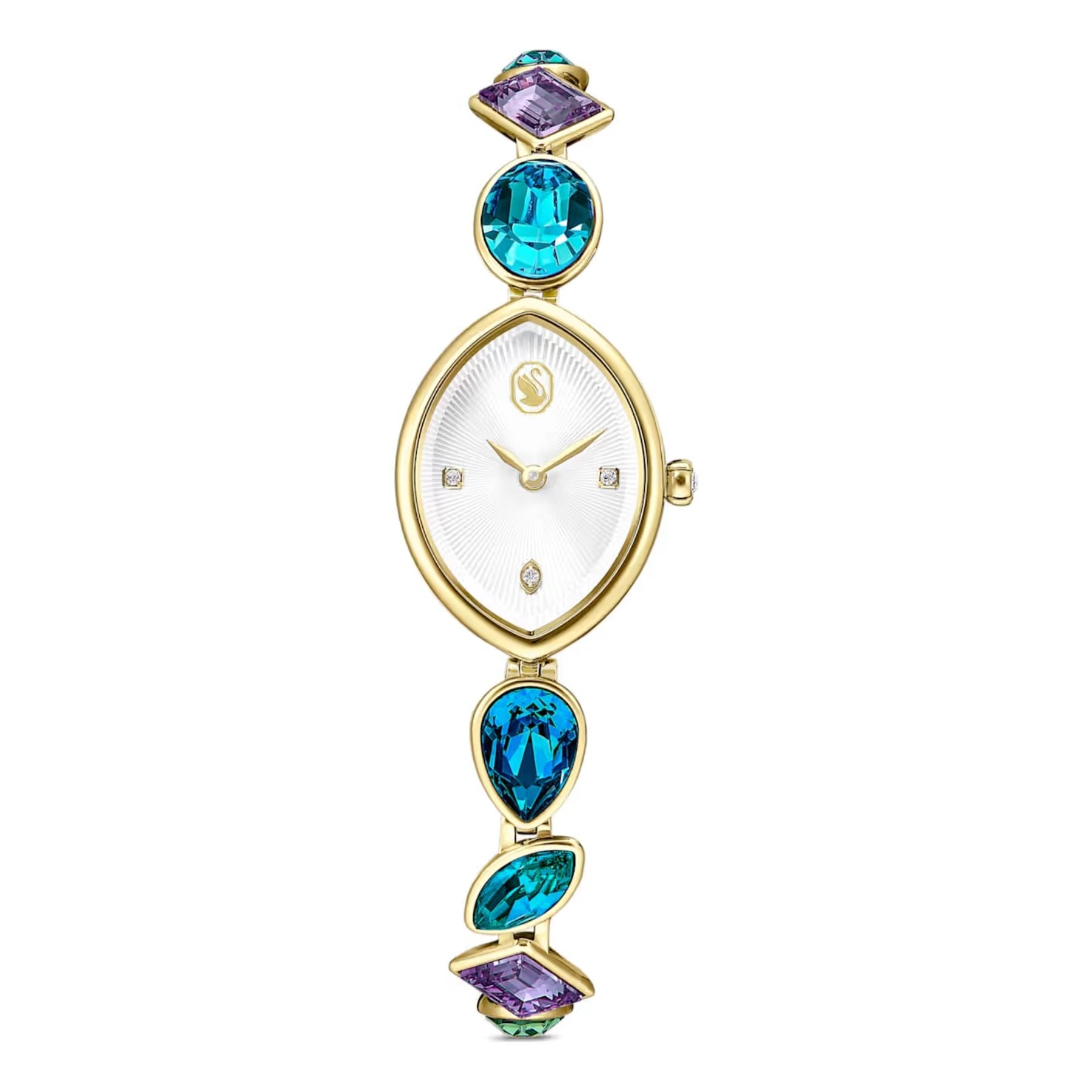 Swarovski Gema rannekello, kullansävy ja monivärinen kristalliranneke, 5749569
