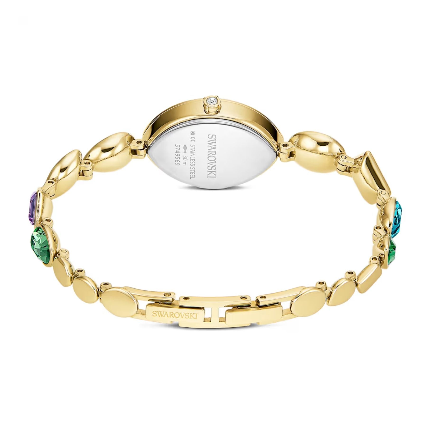 Swarovski Gema rannekello, kullansävy ja monivärinen kristalliranneke, 5749569