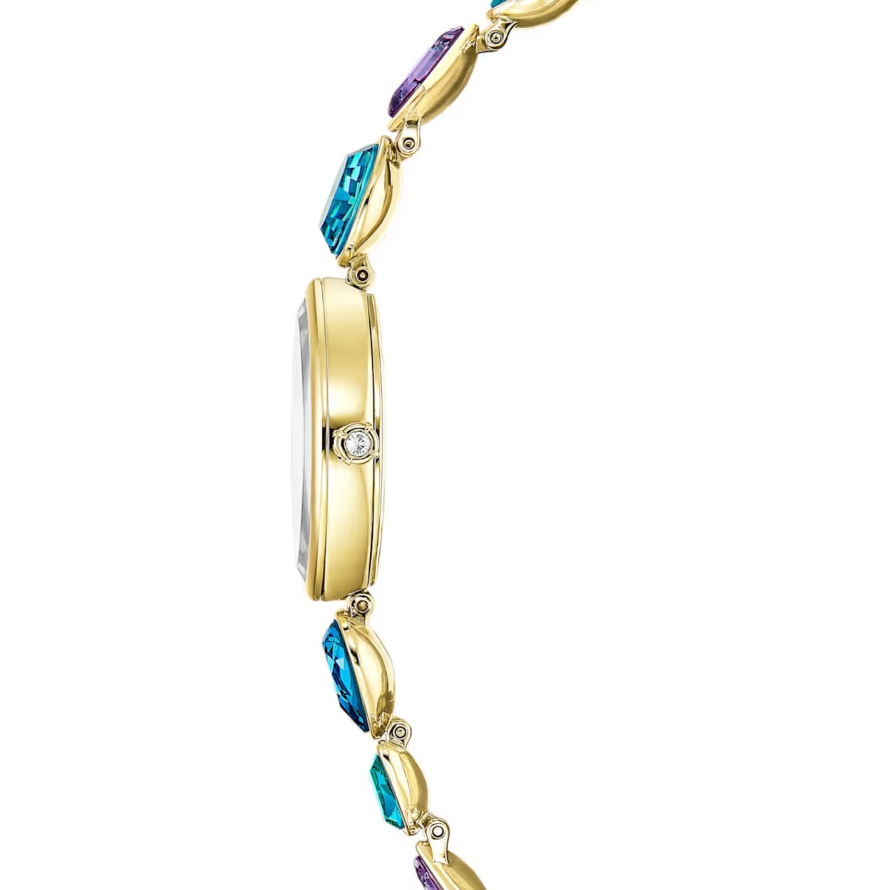 Swarovski Gema rannekello, kullansävy ja monivärinen kristalliranneke, 5749569