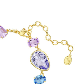 Swarovski Gema rannekoru, keltakullattu ja eriväriset kristallit, 5737453