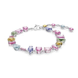 Swarovski Gema rannekoru, vaalea metalli ja eriväriset kristallit, 5656427