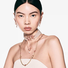 Swarovski Gema riipus, keltakullanväri ja vaaleanpunaiset kristallit, 5688490