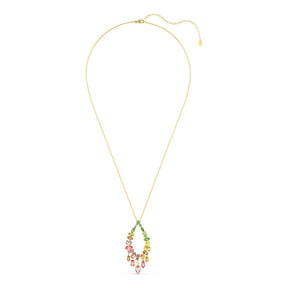 Swarovski Gema riipus, keltakullattu ja eriväriset kristallit, 5741589