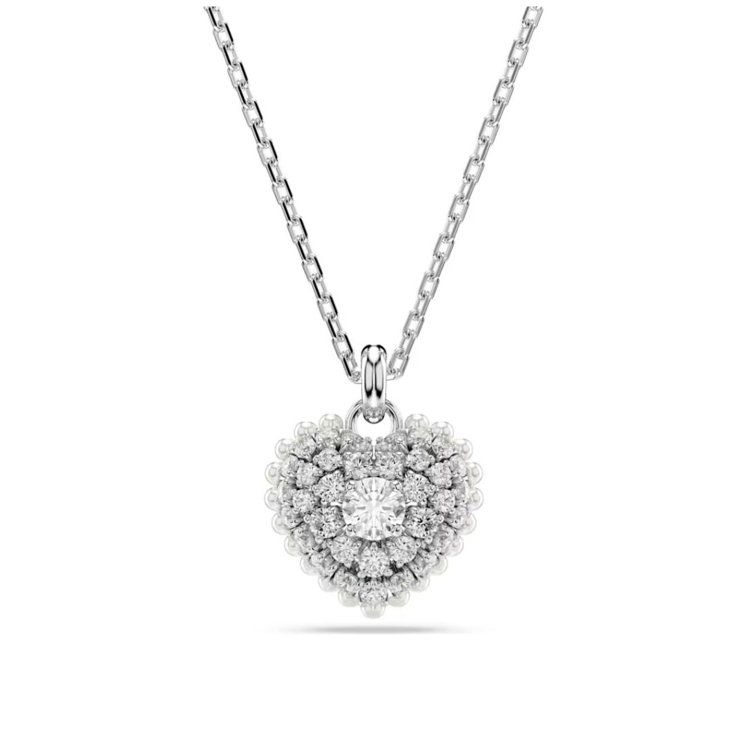 Swarovski heart hot sale locket necklace