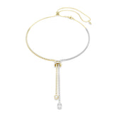 Swarovski Hyperbola Y kaulakoru, kaksivärinen metalli ja kirkkaat zirkoniat, 5752854