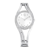 Swarovski Hyperbola bangle rannekello, hopeanväri ja kirkkaat kristallit, 5689432