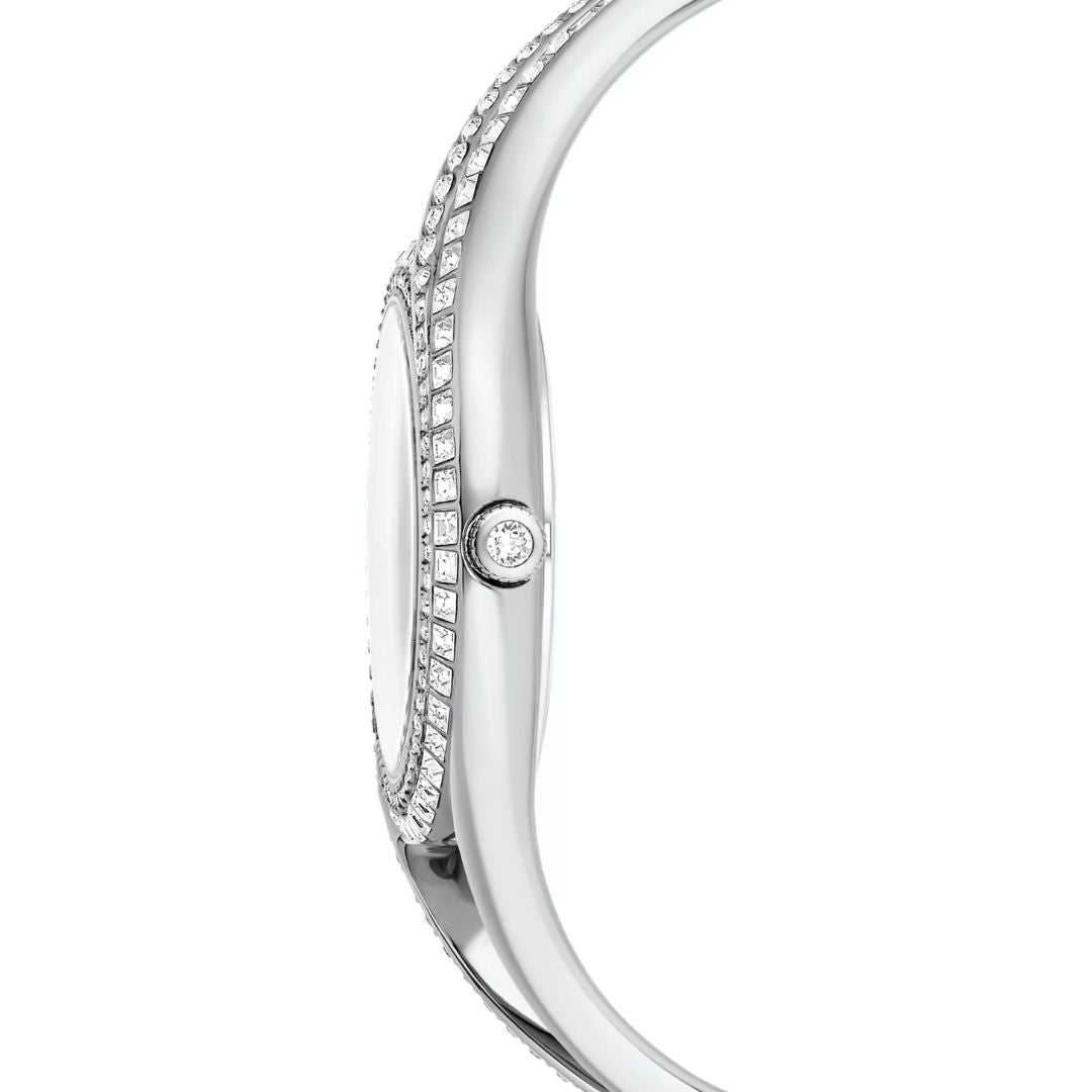 Swarovski Hyperbola bangle rannekello, hopeanväri ja kirkkaat kristallit, 5689432